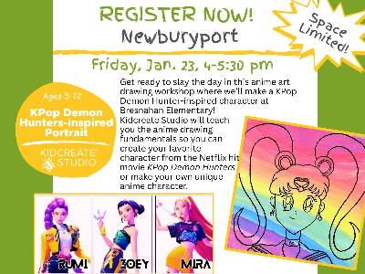 Newburyport: Kpop Demon Hunters Inspired Portrait