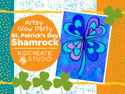 Kids Night Out - Artsy Glow Party - St Patrick's Day (4-10 y)