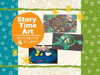 Kidcreate Studio - Mansfield. Story Time Art Weekly Class (18 Months-6 Years)