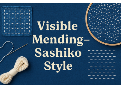 Visible Mending – Sashiko Style
