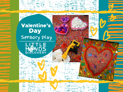 Kidcreate Studio - Eden Prairie. Valentine’s Day Sensory Play (12 months -6 Years)
